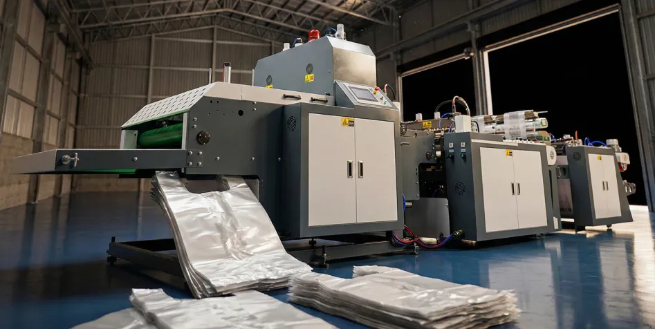 دستگاه تولید نایلون دسته دار